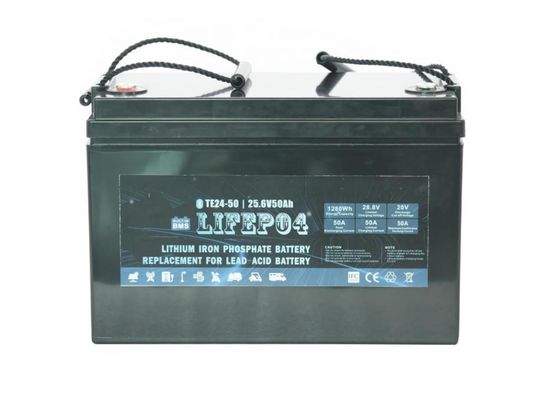 بطارية BMS 24V 12AH المحمولة Lifepo4 للطاقة الاحتياطية