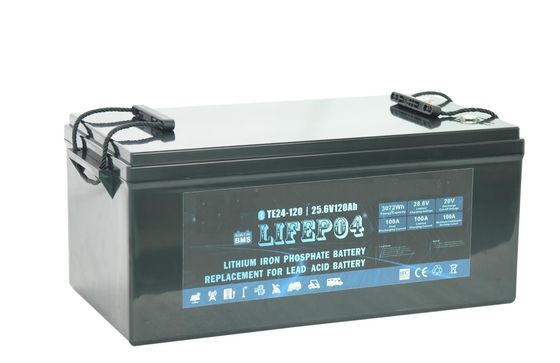 بطارية ليثيوم محمولة 24V 100AH ​​Lifep04 للطاقة الاحتياطية