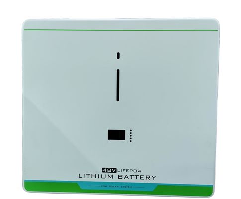 48V 100AH ​​أنظمة البطارية المحلية LiFePo4 بطارية مثبتة على الحائط
