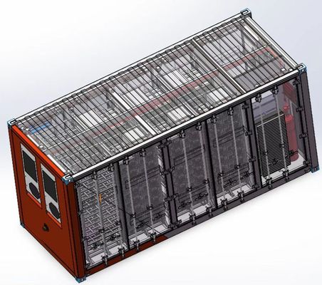 Lifepo4 نظام تخزين الطاقة BESS المصمم مسبقًا 500kw ESS Flow Battery